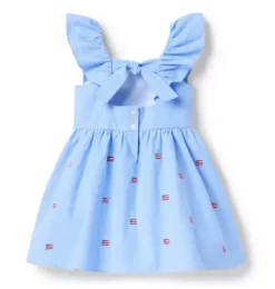 Embroidered Flag Dress