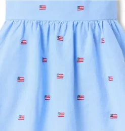 Embroidered Flag Dress
