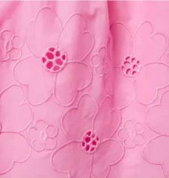 Embroidered Floral Puff Sleeve Dress