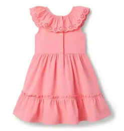 Eyelet Ruffle Dress