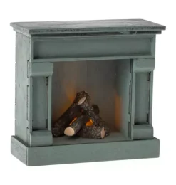 Fireplace, Mouse - Blue