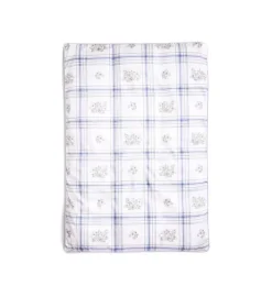 Fleur + Stripe Baby Duvet Set - Ivory
