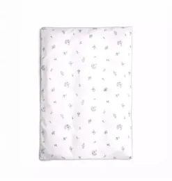Fleur + Stripe Baby Duvet Set - Ivory
