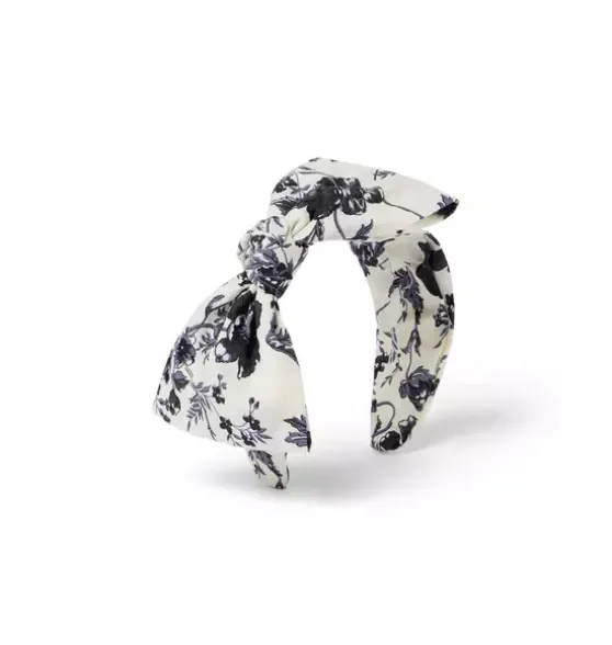 Floral Bow Headband