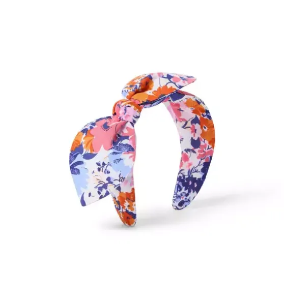 Floral Bow Headband