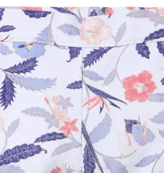 Floral Canvas Short