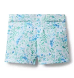 Floral Canvas Short