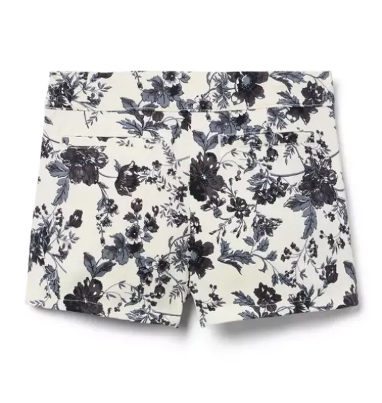 Floral Canvas Short