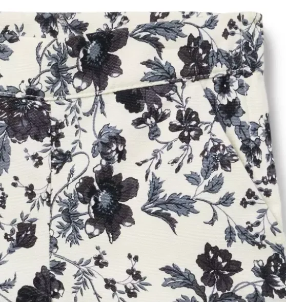 Floral Canvas Short