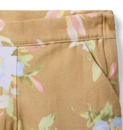 Floral Canvas Short