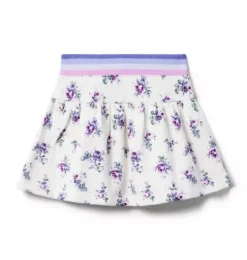 Floral Fleece Skirt