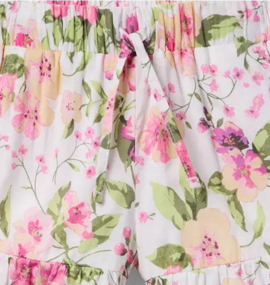 Floral Ruffle Short