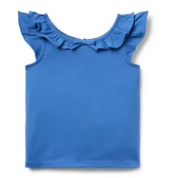 Flutter Sleeve Bow Top