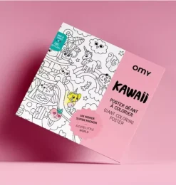 Giant Coloring Poster Kawaii