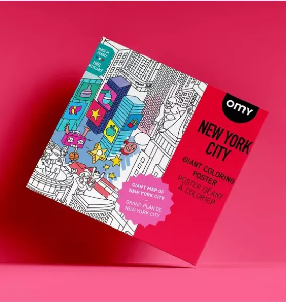 Giant Coloring Poster NY