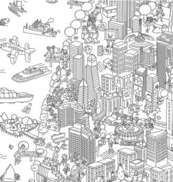 Giant Coloring Poster NY