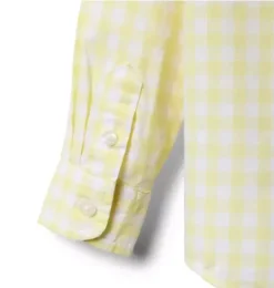 Gingham Poplin Shirt