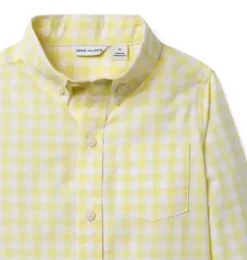 Gingham Poplin Shirt