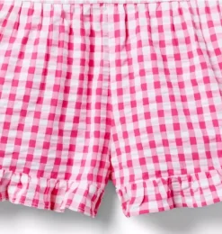 Gingham Ruffle Short