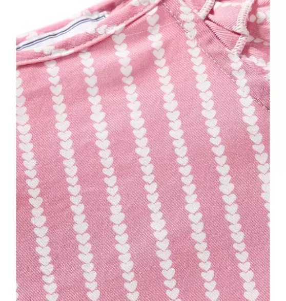 Girls Amelie Short Set in Love Lines