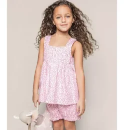 Girls Charlotte Short Set in Sweethearts