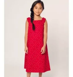 Girl's Twill Amelie Nightgown in Anchors Away