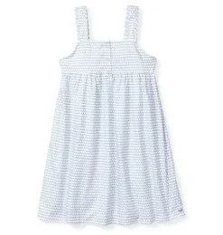 Girl's Twill Charlotte Nightgown in La Mer