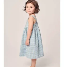 Girl's Twill Charlotte Nightgown in Spring Gingham