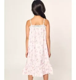 Girl's Twill Lily Nightgown in Seashell Splendor