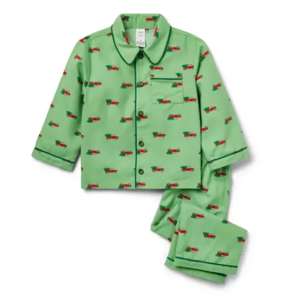 Good Night Classic Pajama In Holiday Truck