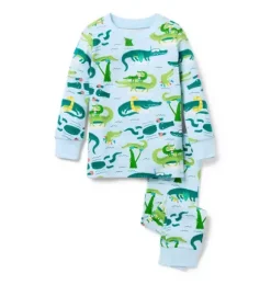 Good Night Pajama In Alligator Pool Party
