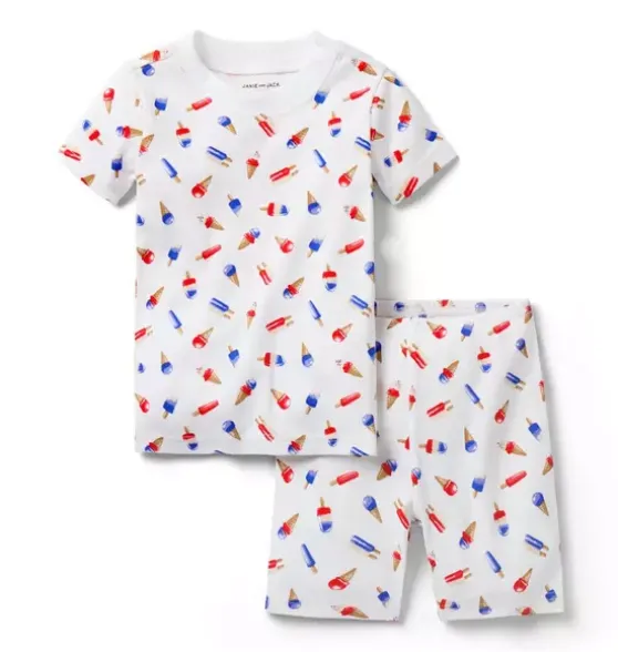 Good Night Short Pajama In Popsicle