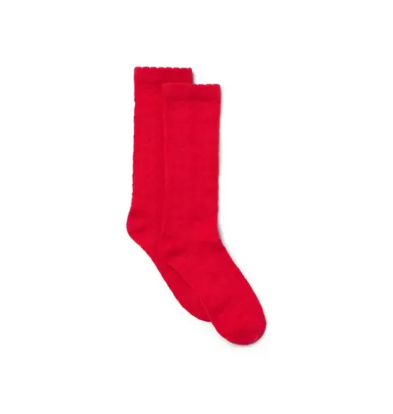 Heart Pointelle Sock
