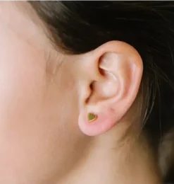 Heart Stud Earrings