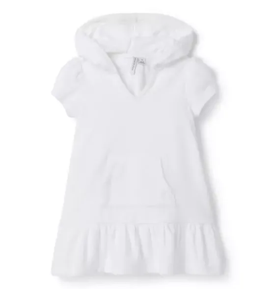 Hooded Terry Swim Cover-Up