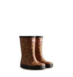 Hunter Original Kids First Classic Leopard Rain Boot