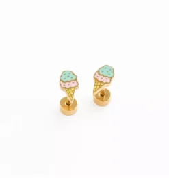 Ice Cream Stud Earring