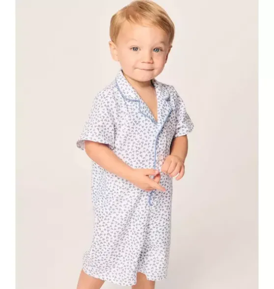 Infants Classic Romper in Bluehearts