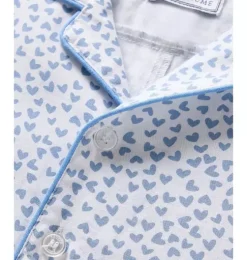 Infants Classic Romper in Bluehearts