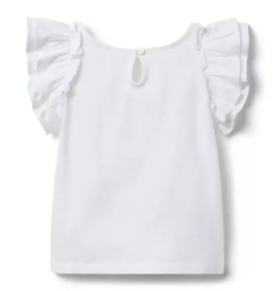 Je T'aime Ruffle Sleeve Tee