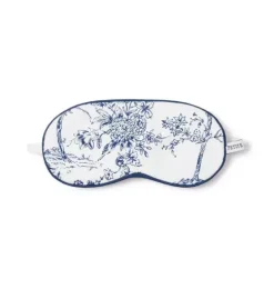 Kid's Twill Sleep Mask in Blue Timeless Toile