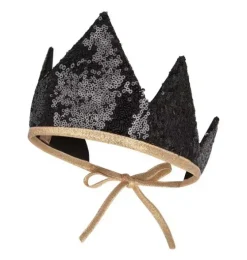 &ldquo;Black Sequins&rdquo; Crown
