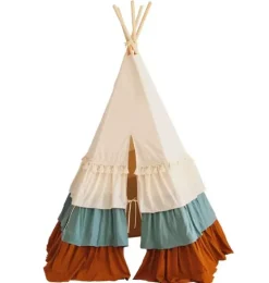 &ldquo;Circus&rdquo; Teepee Tent with Frills