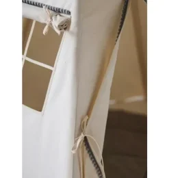 &ldquo;Grey Pompoms&rdquo; Teepee Tent with Pompoms