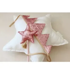 &ldquo;Pink Sequins&rdquo; Crown and Wand Magic Set
