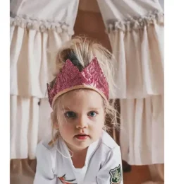 &ldquo;Pink Sequins&rdquo; Crown