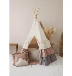 &ldquo;Powder Frills&rdquo; Teepee Tent with Frills