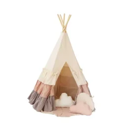 &ldquo;Powder Frills&rdquo; Teepee Tent with Frills