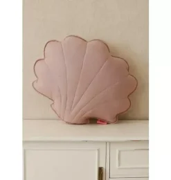 Linen &ldquo;Powder Pink&rdquo; Shell Pillow