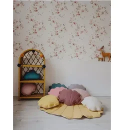 Linen &ldquo;Powder Pink&rdquo; Shell Pillow